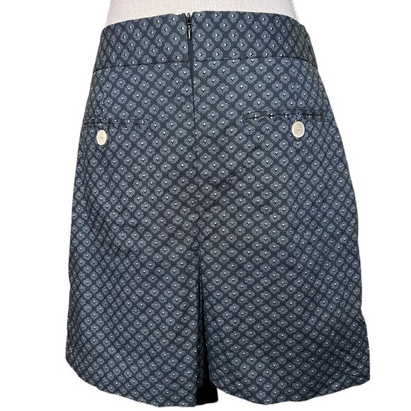 Peter Millar Women's Black Geometric Cotton Skort Size 10 Pockets Golf Tennis - Picture 2 of 7